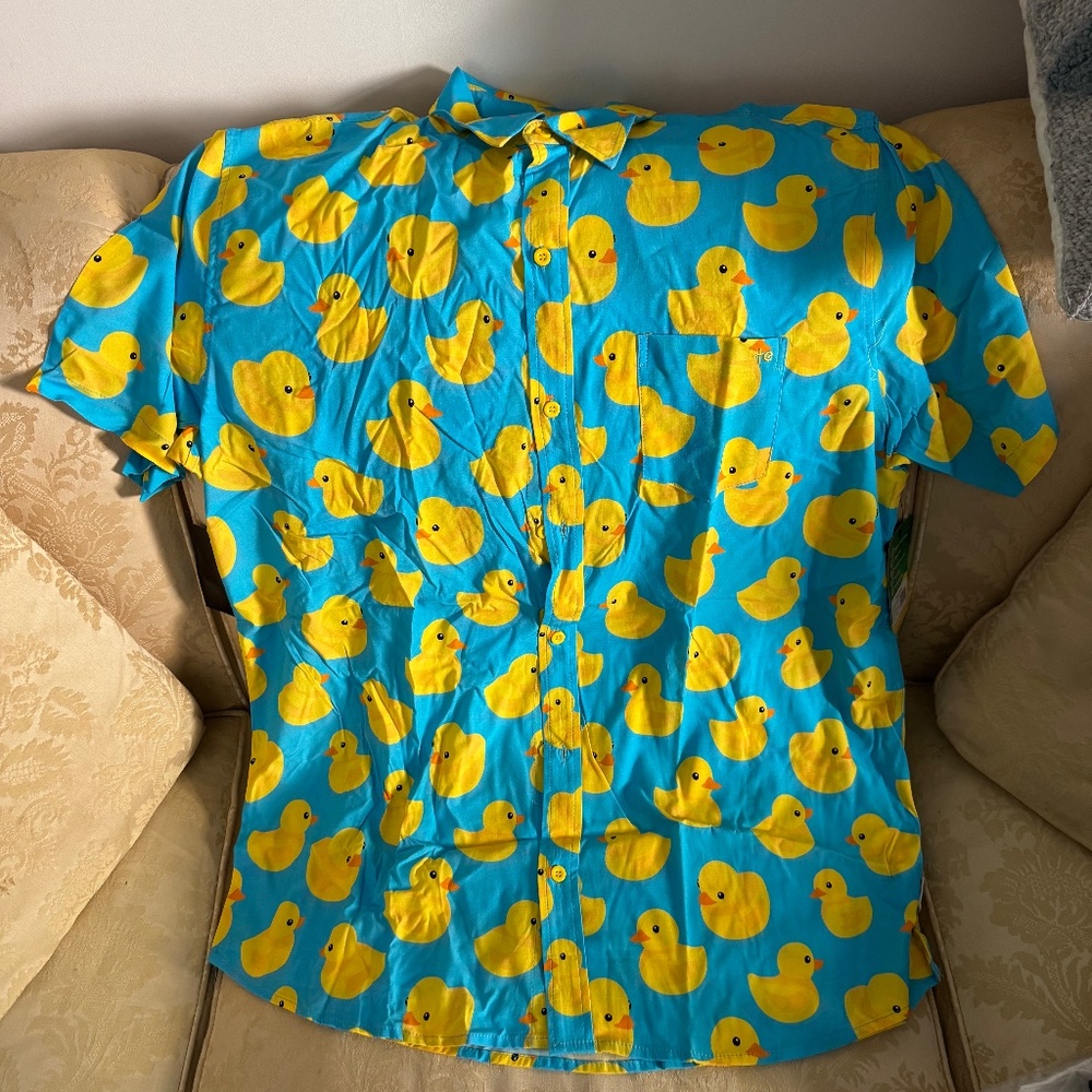 Tipsy Elves Rubber Ducky Hawaiian Shirt